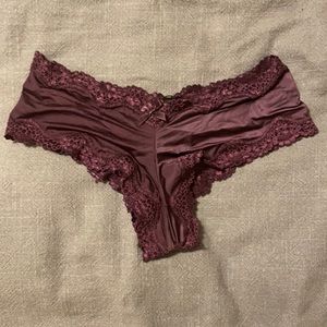 Victoria’s Secret Lace Trim Cheeky Panties XS